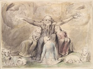 I sogni malvagi di Giobbe da William Blake